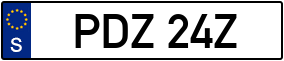 Truck License Plate